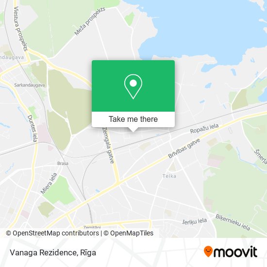 Vanaga Rezidence map