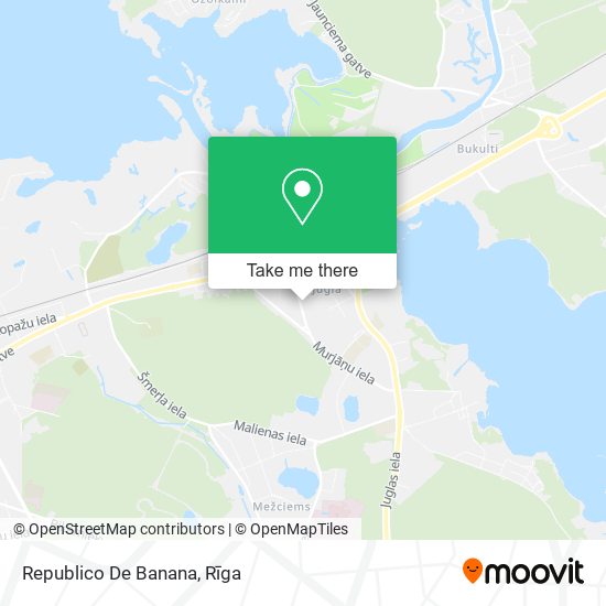 Republico De Banana map