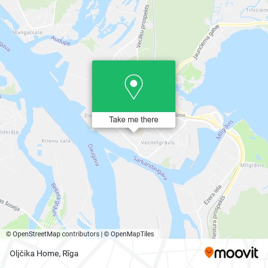 Oljčika Home map