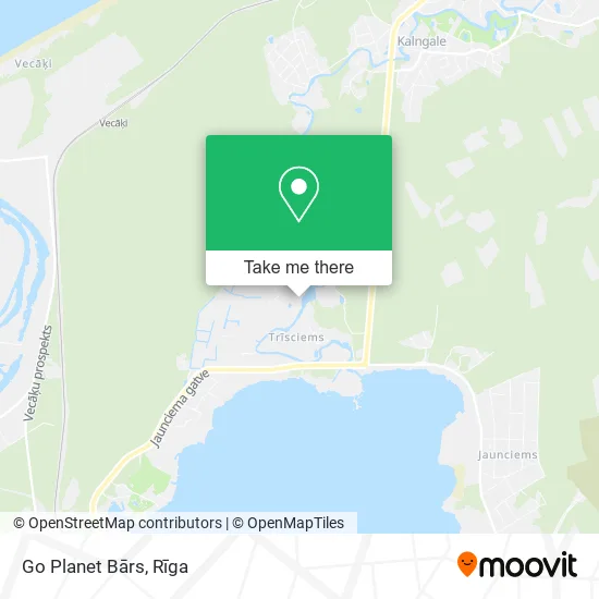 Карта Go Planet Bārs