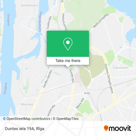 Duntes iela 19A map