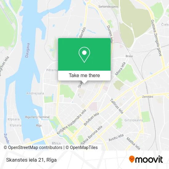 Карта Skanstes iela 21
