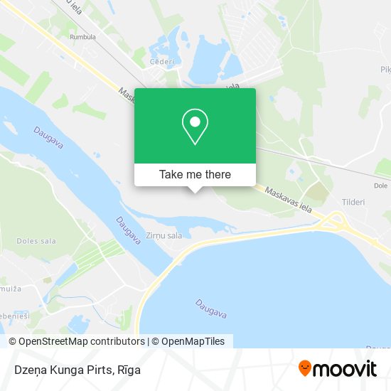 Dzeņa Kunga Pirts map