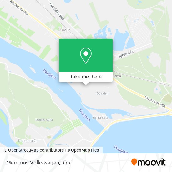 Mammas Volkswagen map