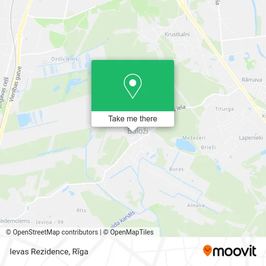 Карта Ievas Rezidence