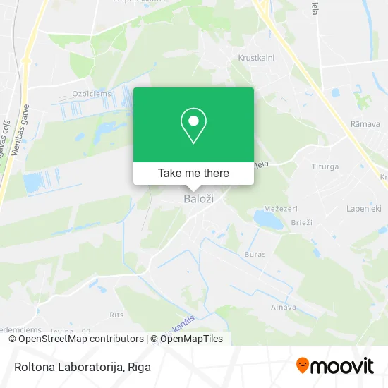 Карта Roltona Laboratorija