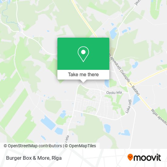 Burger Box & More map