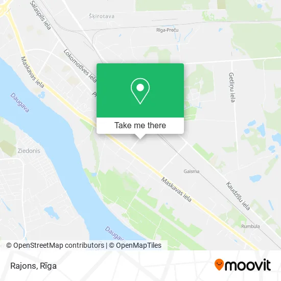 Карта Rajons