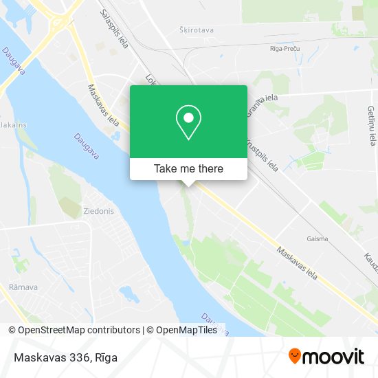 Карта Maskavas 336