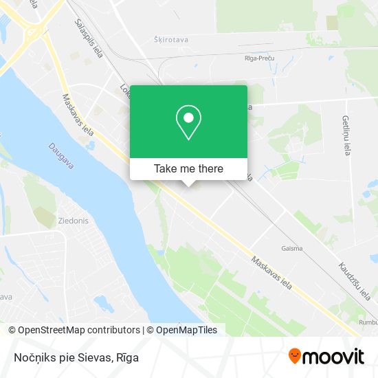 Nočņiks pie Sievas map