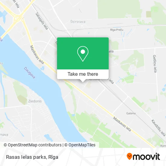 Карта Rasas Ielas parks