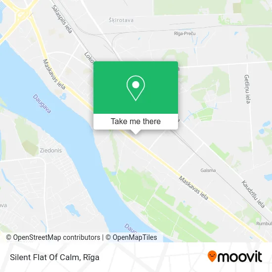 Silent Flat Of Calm map