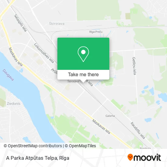 Карта A Parka Atpūtas Telpa