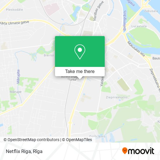 Карта Netflix Riga