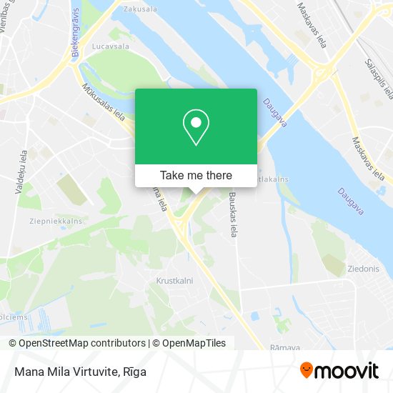 Mana Mila Virtuvite map