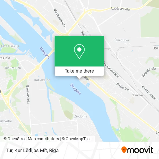 Карта Tur, Kur Lēdijas Mīt