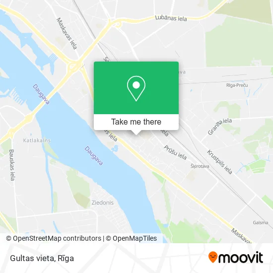Карта Gultas vieta