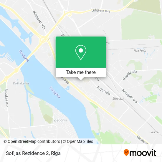 Карта Sofijas Rezidence 2
