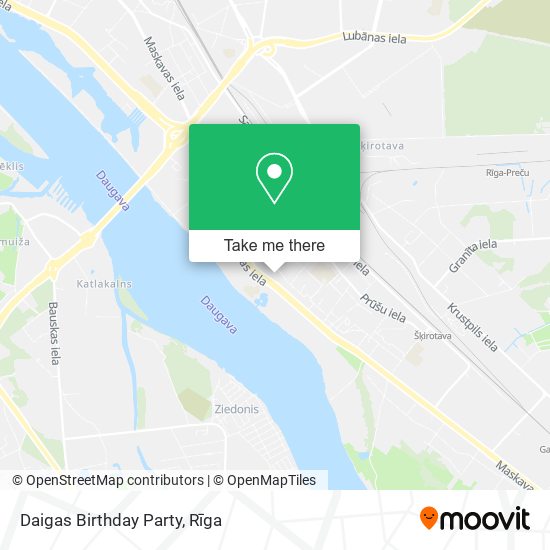 Daigas Birthday Party map