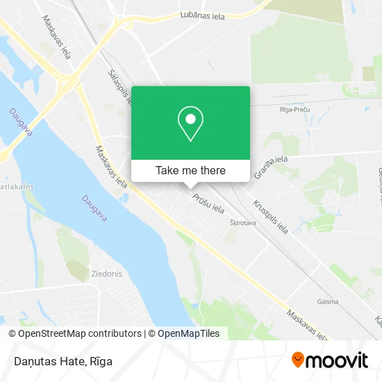 Карта Daņutas Hate