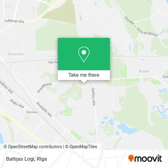 Карта Baltijas Logi