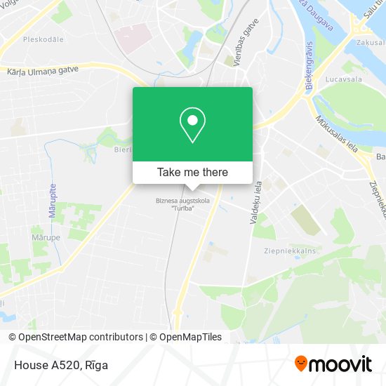House A520 map