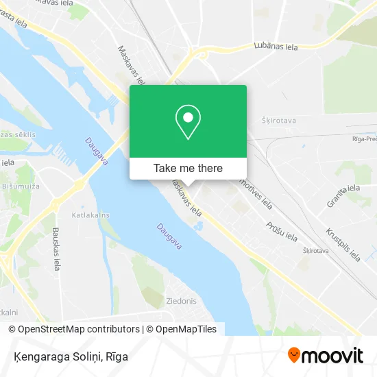 Карта Ķengaraga Soliņi