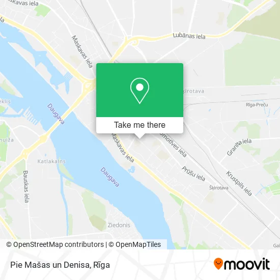 Карта Pie Mašas un Denisa