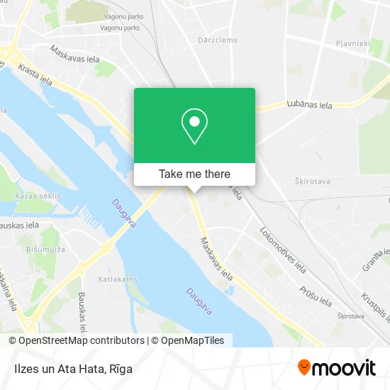 Карта Ilzes un Ata Hata