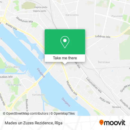 Mades un Zuzes Rezidence map