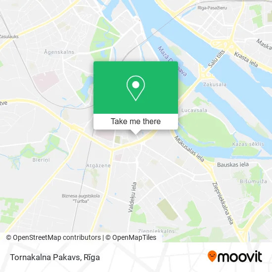Карта Tornakalna Pakavs
