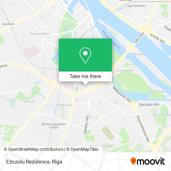 Ežozolu Rezidence map
