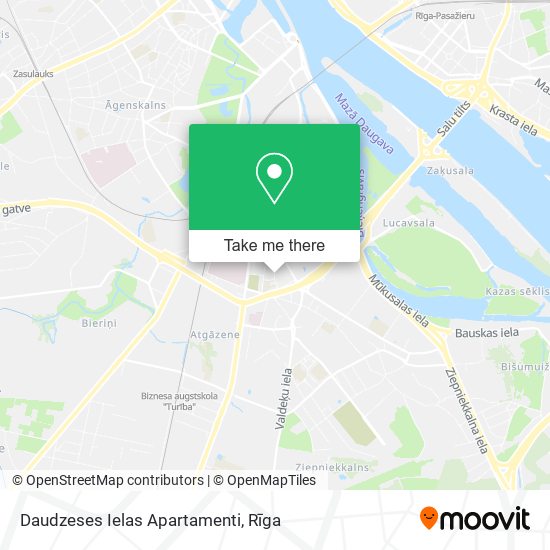 Daudzeses Ielas Apartamenti map