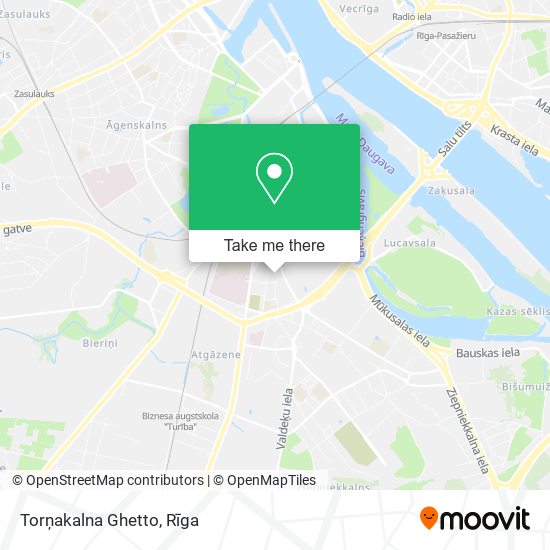 Torņakalna Ghetto map