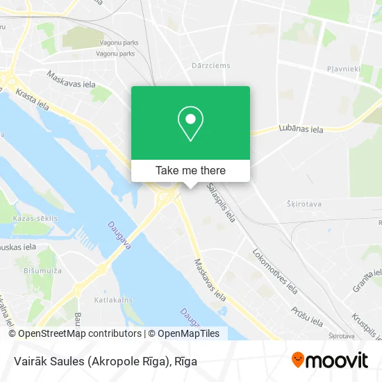 Карта Vairāk Saules (Akropole Rīga)