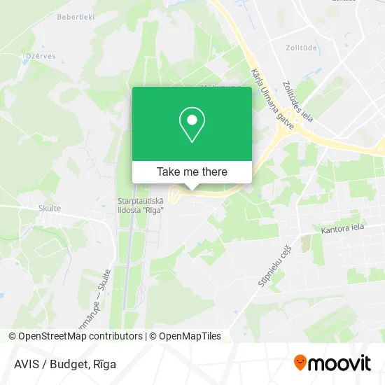 Карта AVIS / Budget