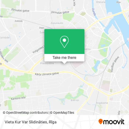 Карта Vieta Kur Var Slidināties