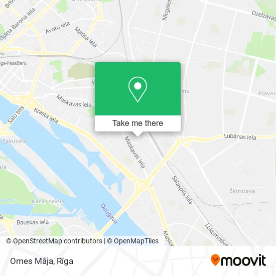 Карта Omes Māja