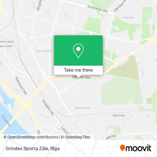 Grindex Sporta Zāle map
