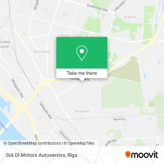 Карта SIA Dl Motors Autoserviss