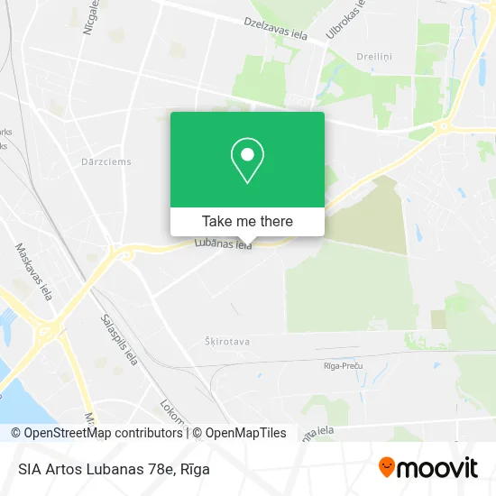 SIA Artos Lubanas 78e map