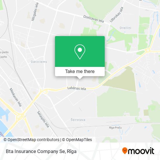 Bta Insurance Company Se map