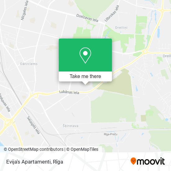 Карта Evija's Apartamenti