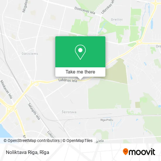 Noliktava Riga map