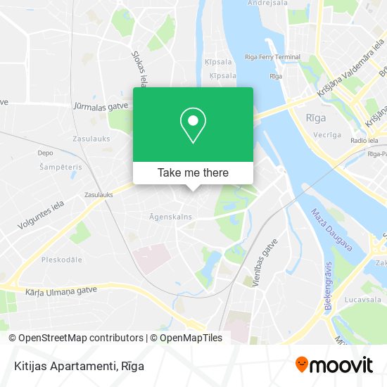 Kitijas Apartamenti map
