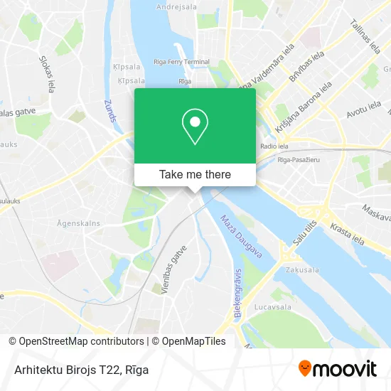 Карта Arhitektu Birojs T22