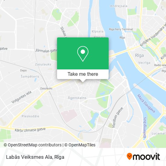 Labās Veiksmes Ala map