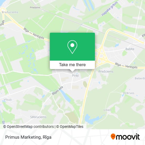 Primus Marketing map