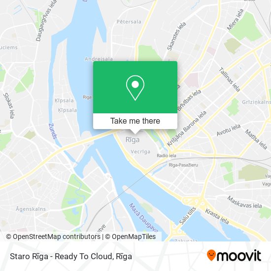 Staro Rīga - Ready To Cloud map
