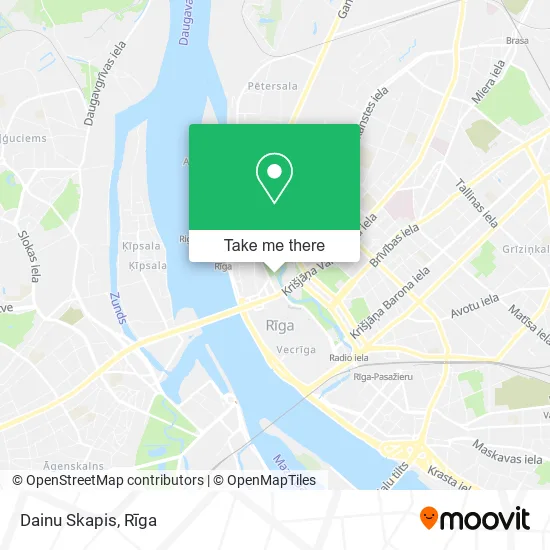 Карта Dainu Skapis